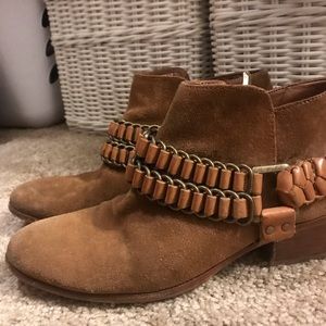 Sam Edelman brown booties